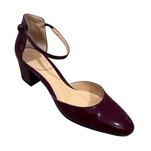 Gianvitto Rossi Ankle Strap Block Heel, Size 37.5